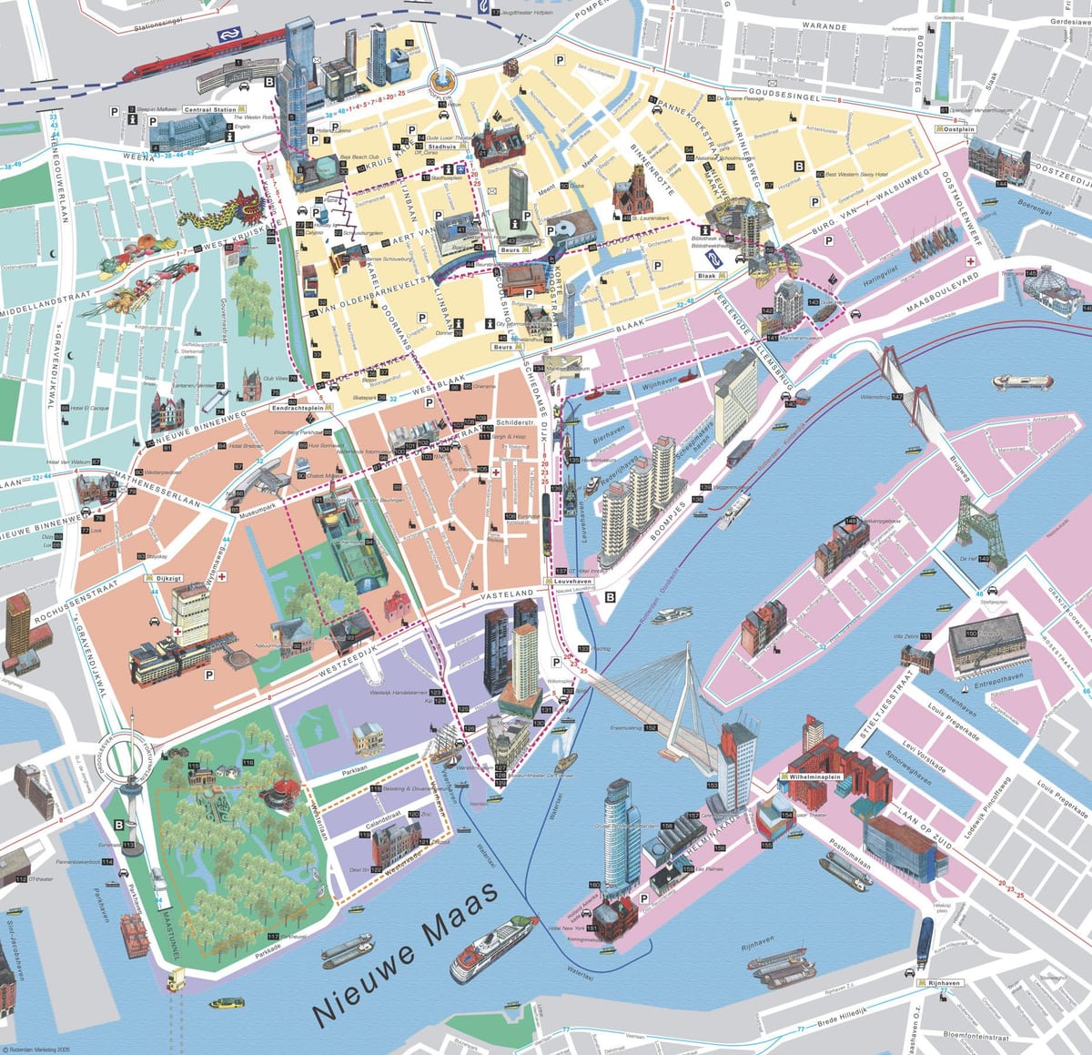 Peta Rotterdam offline 